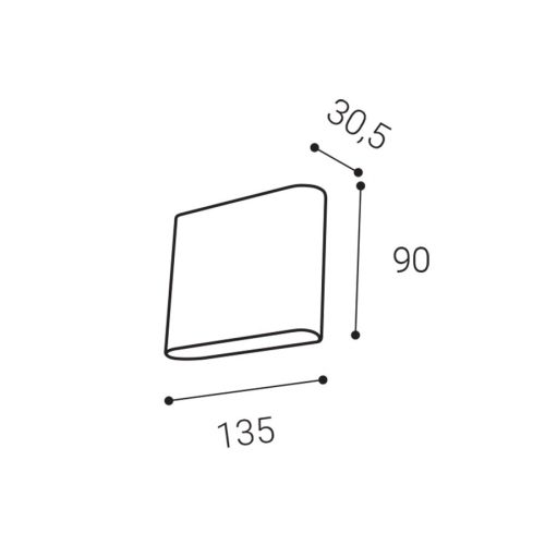 Venkovní nástěnné LED svítidlo LED2 FLAT II S antracit 3000K/4000K/5700K 5234754 - Obrázek 2