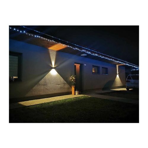 Venkovní nástěnné LED svítidlo MANTRA DAVOS tmavě šedá 3000K IP54 2x6W - Obrázek 2