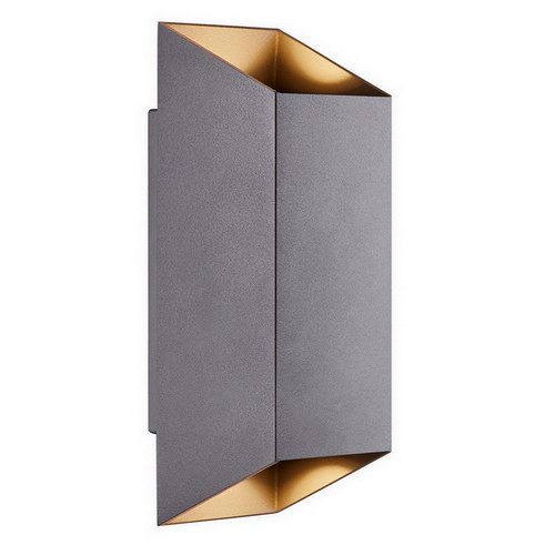 Venkovní nástěnné svítidlo NORDLUX Nico Square 22 IP54 GU10 2x70W antracit 2218221050