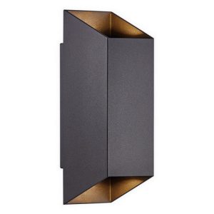 Venkovní nástěnné svítidlo NORDLUX Nico Square 22 IP54 GU10 2x70W černá 2218221003