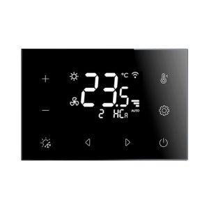 WiFi skleněný zónový termostat INELS Elko EP RFTC-7/B 9416 černý