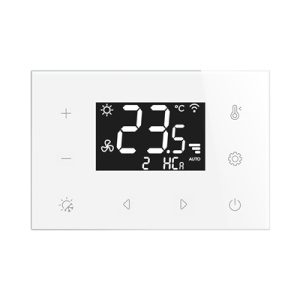 WiFi skleněný zónový termostat INELS Elko EP RFTC-7/W 9417 bílý