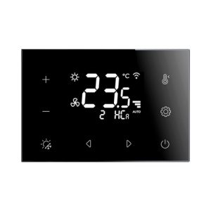 WiFi skleněný zónový termostat s vestavěným relé INELS Elko EP RFTC-6/B 9339 černý