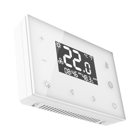 WiFi skleněný zónový termostat s vestavěným relé INELS Elko EP RFTC-6/W 9484 bílý - Obrázek 2