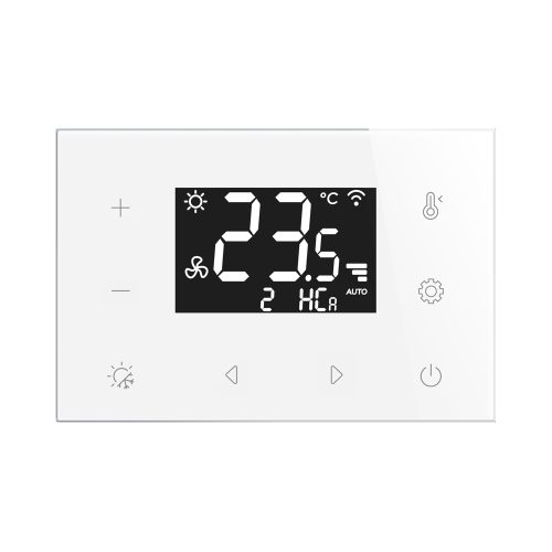WiFi skleněný zónový termostat s vestavěným relé INELS Elko EP RFTC-6/W 9484 bílý