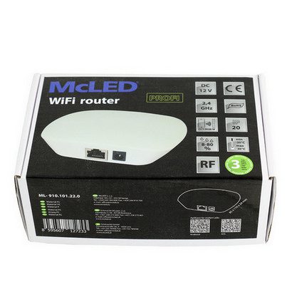Wifi router McLED pro řízení RF a Wifi přijímačů pomocí mobilní aplikace Easylighting ML-910.101.22.0 - Obrázek 2
