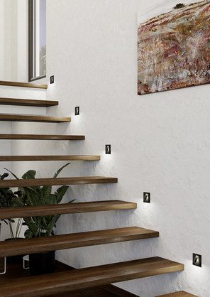 Zápustné orientační LED svítidlo EGLO Mecinos černé 99644 3000K teplá bílá - Obrázek 2