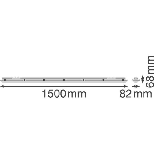 Zářivka LEDVANCE Damp Proof 1500mm 46W/6500K studená bílá IP65 - Obrázek 2