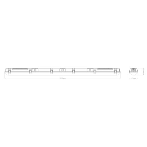 Zářivka LEDVANCE Damp Proof Combo 32W/26W/21W/16W 4000K/6500K IP66 1270mm AKCE 5+1 - Obrázek 2