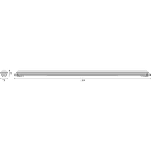 Zářivka LEDVANCE Damp Proof ECO 3TH 120cm 33W/6500K studená bílá IP65 - Obrázek 2