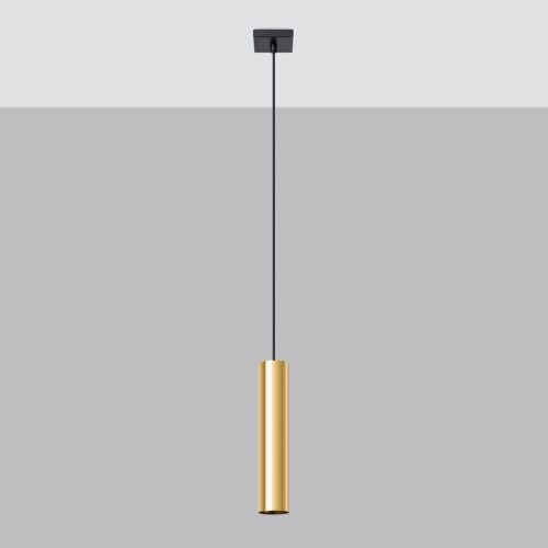 Závěsná lampa SOLLUX LAGOS 1 leštěné zlato GU10 1x10W bez žárovky SL.1200 - Obrázek 2