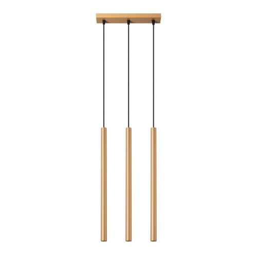 Závěsná lampa SOLLUX PASTELO 3L zlatá G9 3x8W bez žárovky SL.1171