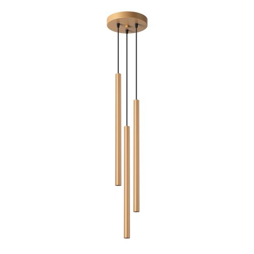 Závěsná lampa SOLLUX PASTELO 3P zlatá G9 3x8W bez žárovky SL.1172