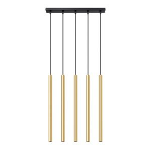 Závěsná lampa SOLLUX PASTELO 5L leštěné zlato G9 5x8W bez žárovky SL.1198