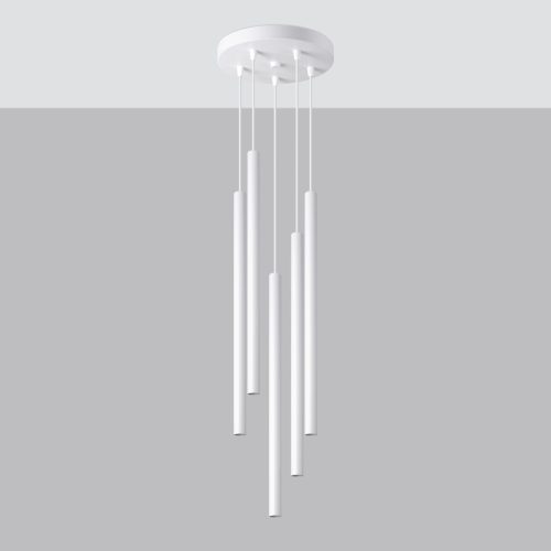 Závěsná lampa SOLLUX PASTELO 5P bílá G9 5x8W bez žárovky SL.1175 - Obrázek 2