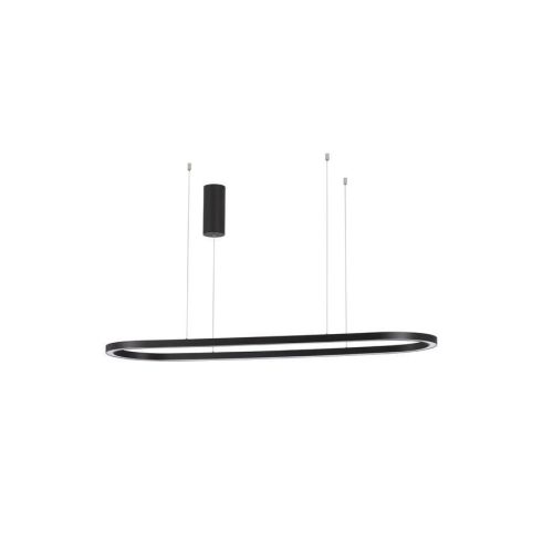 Závěsné LED svítidlo NOVA LUCE CUPPE 58W 3000K černé 9345624