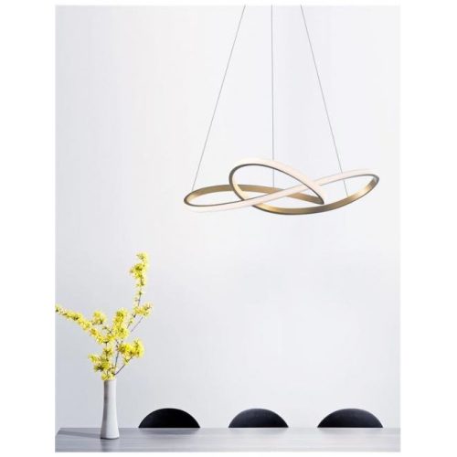 Závěsné LED svítidlo NOVA LUCE FUSION 53W 3000K zlatá barva 1701101002 - Obrázek 2