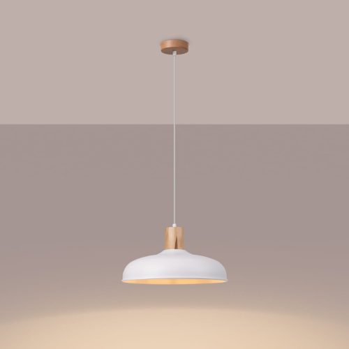 Závěsné svítidlo SOLLUX INDY bílé E27 1x15W bez žárovky SL.1323 - Obrázek 2