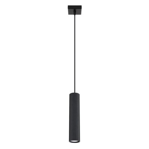 Závěsné svítidlo SOLLUX KARBON 1 černá GU10 1x10W bez žárovky SL.1573