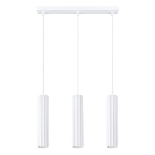 Závěsné svítidlo SOLLUX KARBON 3L bílá GU10 3x10W bez žárovek SL.1537