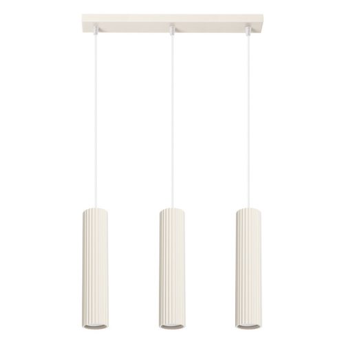 Závěsné svítidlo SOLLUX KARBON 3L krémová GU10 3x10W bez žárovek SL.1594