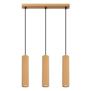 Závěsné svítidlo SOLLUX KARBON 3L zlaté GU10 3x10W bez žárovek SL.1556