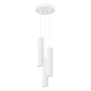 Závěsné svítidlo SOLLUX KARBON 3P bílá GU10 3x10W bez žárovek SL.1538