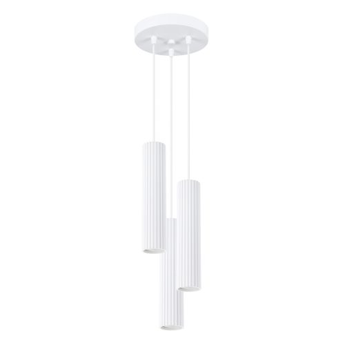 Závěsné svítidlo SOLLUX KARBON 3P bílá GU10 3x10W bez žárovek SL.1538