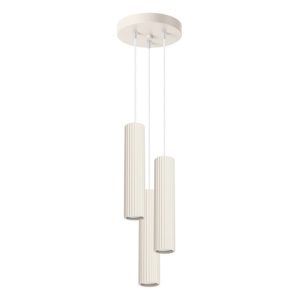 Závěsné svítidlo SOLLUX KARBON 3P krémová GU10 3x10W bez žárovek SL.1595