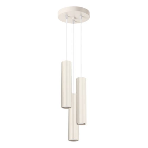 Závěsné svítidlo SOLLUX KARBON 3P krémová GU10 3x10W bez žárovek SL.1595