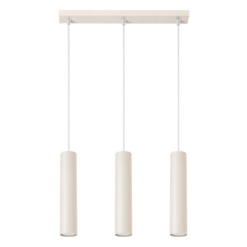 Závěsné svítidlo SOLLUX LAGOS 3L krémová GU10 3x10W bez žárovek SL.1481