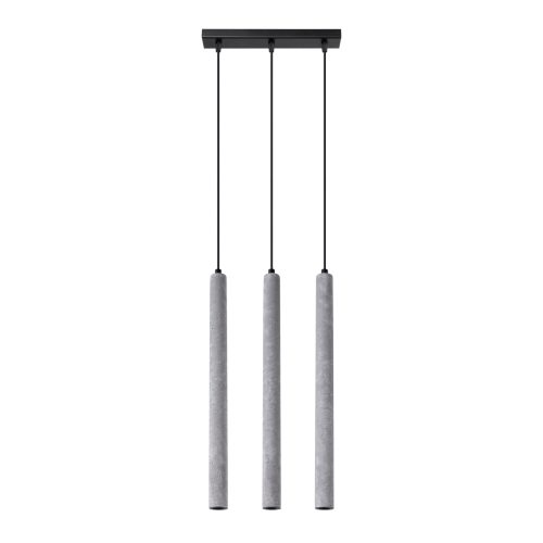 Závěsné svítidlo SOLLUX PASTELO 3L betonové G9 3x8W bez žárovky SL.1272