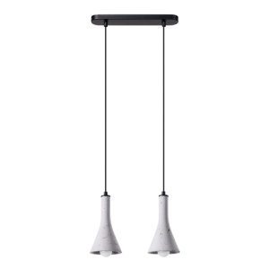 Závěsné svítidlo SOLLUX REA 2 beton E14 2x12W bez žárovky SL.1224