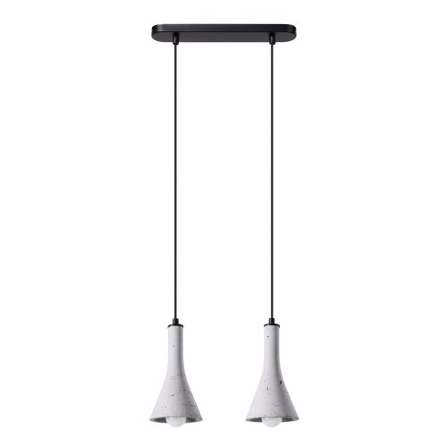 Závěsné svítidlo SOLLUX REA 2 beton E14 2x12W bez žárovky SL.1224