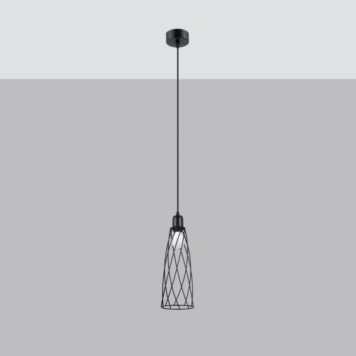 Závěsné svítidlo SOLLUX SUBA 1 černé E27 1x15W bez žárovky SL.1165 - Obrázek 2