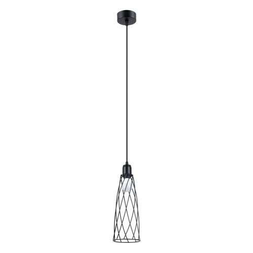 Závěsné svítidlo SOLLUX SUBA 1 černé E27 1x15W bez žárovky SL.1165