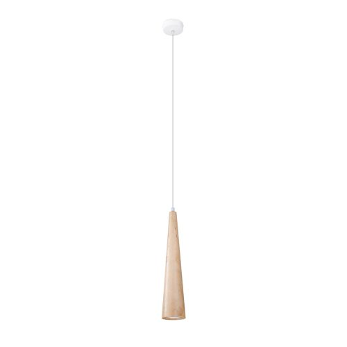 Závěsné svítidlo SOLLUX SULA 1 přírodní dřevo GU10 1x40W bez žárovky SL.1100