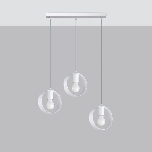 Závěsné svítidlo SOLLUX TITRAN 3 bílé E27 3x60W bez žárovky SL.1138 - Obrázek 2