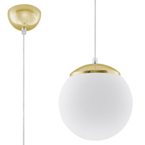 Závěsné svítidlo SOLLUX UGO 20 zlaté E27 1x60W bez žárovky SL.0715