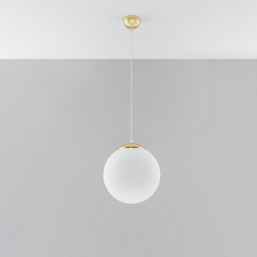 Závěsné svítidlo SOLLUX UGO 30 zlaté E27 1x60W bez žárovky SL.0716 - Obrázek 2