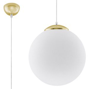 Závěsné svítidlo SOLLUX UGO 30 zlaté E27 1x60W bez žárovky SL.0716