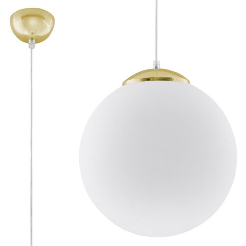 Závěsné svítidlo SOLLUX UGO 30 zlaté E27 1x60W bez žárovky SL.0716