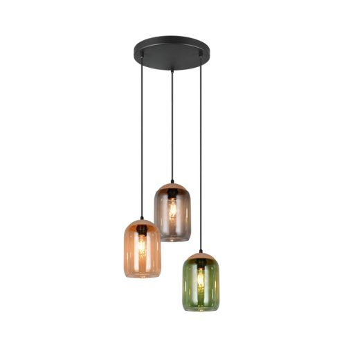 Závěsné svítidlo TRIO CORK E27 3x10W bez žárovek 364630317