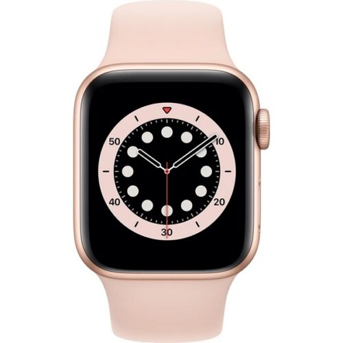 Apple Watch Series 6 40mm Cellular (Stav A) Zlatá nerezová ocel s grafitovým ocelovým řemínkem - Obrázek 2