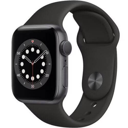 Apple Watch Series 6 40mm GPS (Stav B) Vesmírně šedé s temně modrým sportovním řemínkem MRGE3QC/A