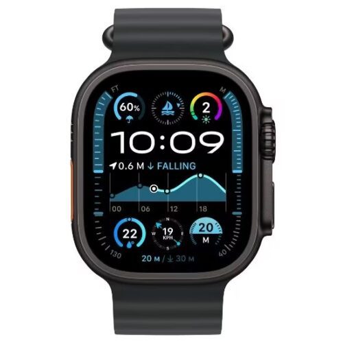 Apple Watch Ultra 2 GPS + Cellular 49mm (Nerozbaleno) Titánová s modro-černým trailovým tahem - M/L - Obrázek 2