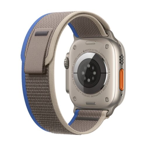 Apple Watch Ultra 49mm (Rozbaleno) Titánová s modro-šedým trailovým tahem S/M - Obrázek 2