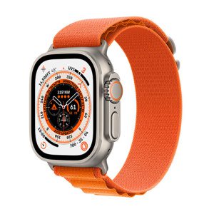 Apple Watch Ultra 49mm (Stav A) Titanová se oranžovým alpským tahem