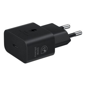 EP-T2510EBE Samsung USB-C 25W Cestovní nabíječka Black (OOB Bulk) GP-PTU022HEIBQ