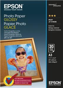 EPSON Photo Paper Glossy A3 20 listů C13S042536